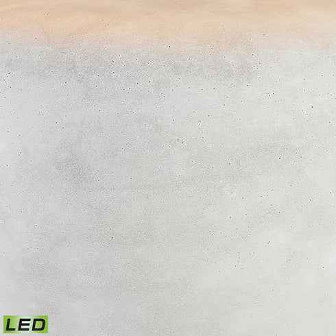 Elk Rockport 17 Inch High 1 Light Table Lamp in Polished Concrete Includes LED Bulb Model: D2950-LED