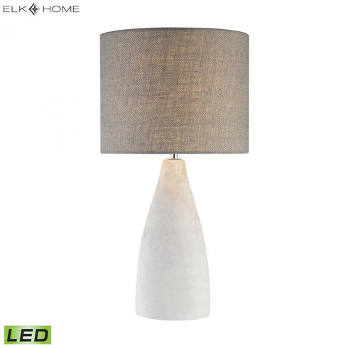 Elk Rockport 21 Inch High 1 Light Table Lamp in Polished Concrete Includes LED Bulb Model: D2949-LED