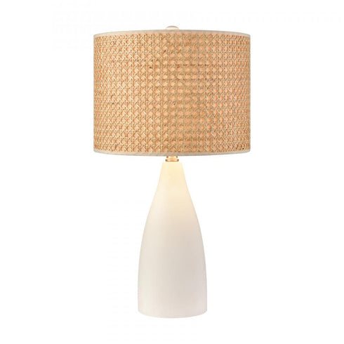 Elk Rockport 23 Inch High 1 Light Table Lamp in Matte White Model: S0019-11173
