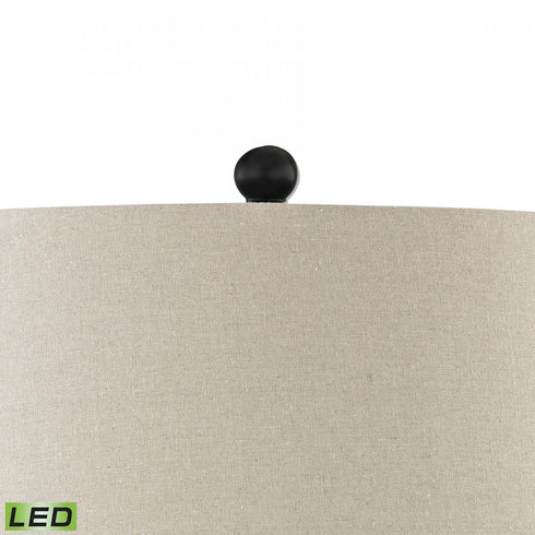 Elk Rope 29.5 Inch High 1 Light Table Lamp in Natural Includes LED Bulb Model: D3050-LED
