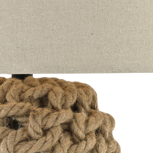Elk Rope TABLE LAMP in Natural Finish Model: D3050