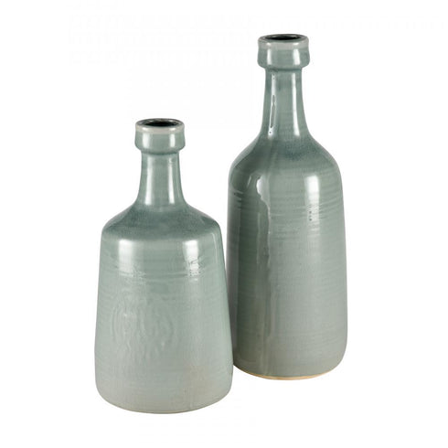 Elk Row VASE JAR BOTTLE (4 pack) (4 pack) in Green Finish Model: S0017-8977