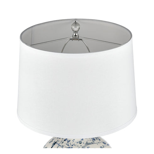 Elk Rueben Crescent TABLE LAMP in Blue Finish Model: H0019-8030