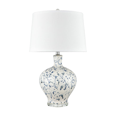 Elk Rueben Crescent TABLE LAMP in Blue Finish Model: H0019-8030