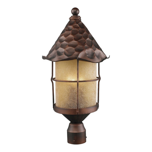 Elk Rustica POST MOUNT in Antique Copper Finish Model: 389-AC