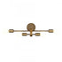 Elk Sabine 24 Inch Wide 4 Light Vanity Light Pecan with Brushed Gold Model: 69323/4