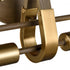 Elk Sabine 24 Inch Wide 4 Light Vanity Light Pecan with Brushed Gold Model: 69323/4