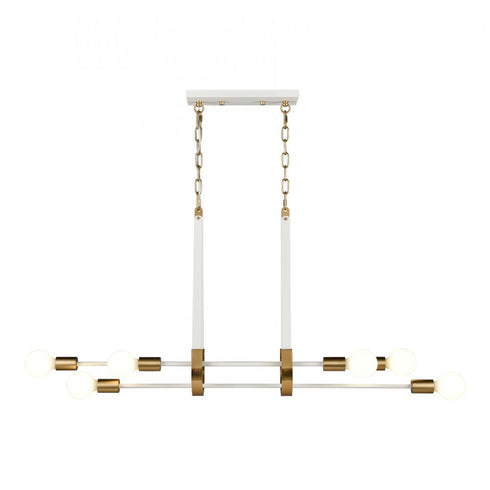 Elk Sabine 42'' Wide 6 Light Linear Chandelier Model: 69315/6