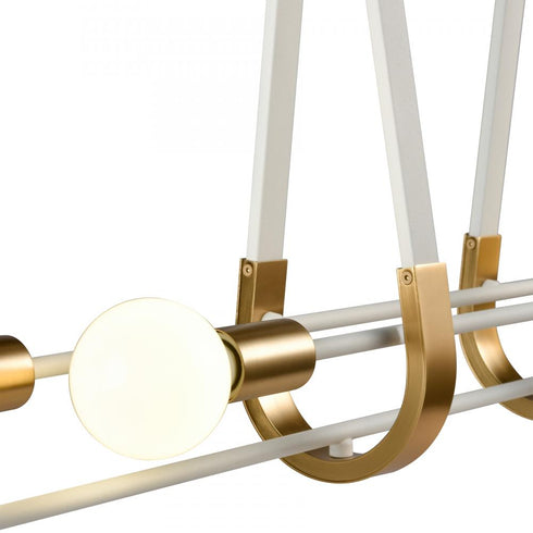 Elk Sabine 42'' Wide 6 Light Linear Chandelier Model: 69315/6
