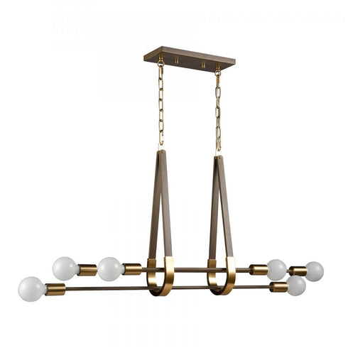 Elk Sabine 42'' Wide 6 Light Linear Chandelier Model: 69325/6