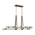 Elk Sabine 42'' Wide 6 Light Linear Chandelier Model: 69325/6