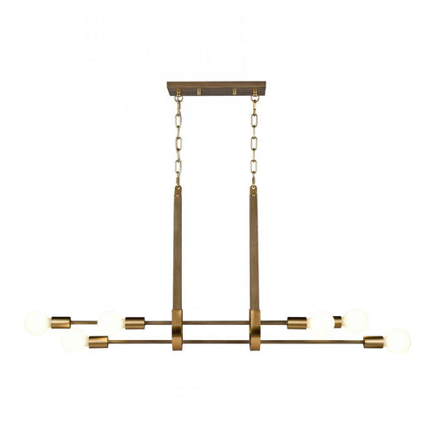 Elk Sabine 42'' Wide 6 Light Linear Chandelier Model: 69325/6