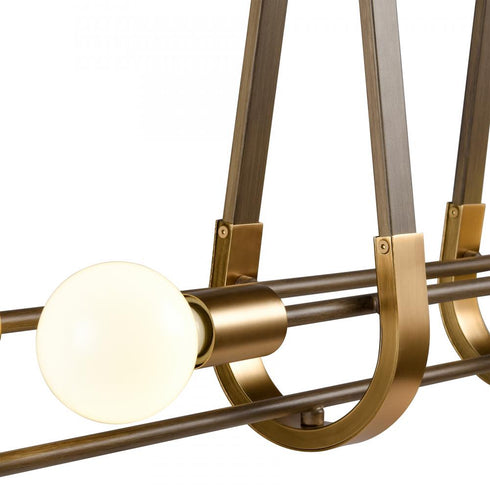Elk Sabine 42'' Wide 6 Light Linear Chandelier Model: 69325/6