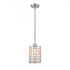 Elk Sagamore 6 Inch Wide 1 Light Mini Pendant in Brushed Nickel Model: 85500/1