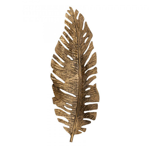 Elk Sago Leaf Dimensional Wall Decor in Antique Gold Model: S0806-11370
