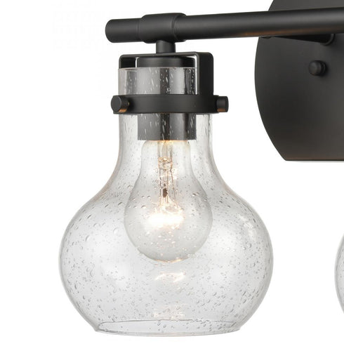 Elk Salamanca 15.5 Inch Wide 2 Light Vanity Light in Matte Black Model: 18671/2