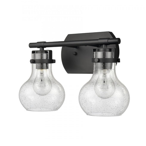 Elk Salamanca 15.5 Inch Wide 2 Light Vanity Light in Matte Black Model: 18671/2