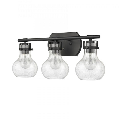 Elk Salamanca 21 Inch Wide 3 Light Vanity Light in Matte Black Model: 18672/3