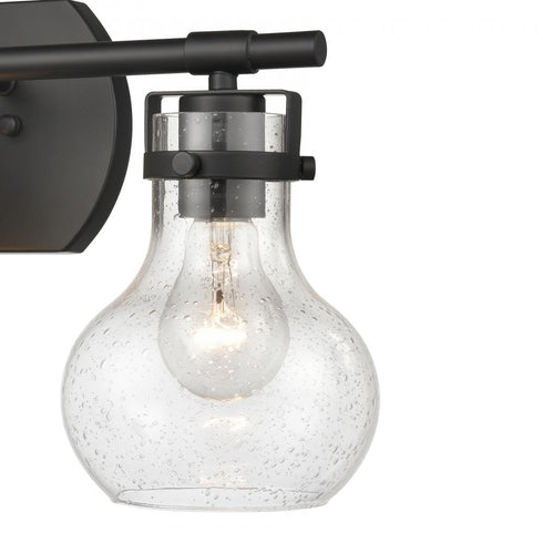 Elk Salamanca 21 Inch Wide 3 Light Vanity Light in Matte Black Model: 18672/3