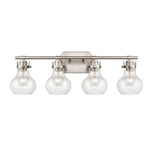 Elk Salamanca 29 Inch Wide 4 Light Vanity Light in Satin Nickel Model: 18663/4