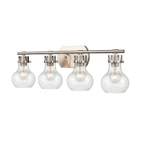 Elk Salamanca 29 Inch Wide 4 Light Vanity Light in Satin Nickel Model: 18663/4