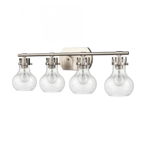 Elk Salamanca 29 Inch Wide 4 Light Vanity Light in Satin Nickel Model: 18663/4