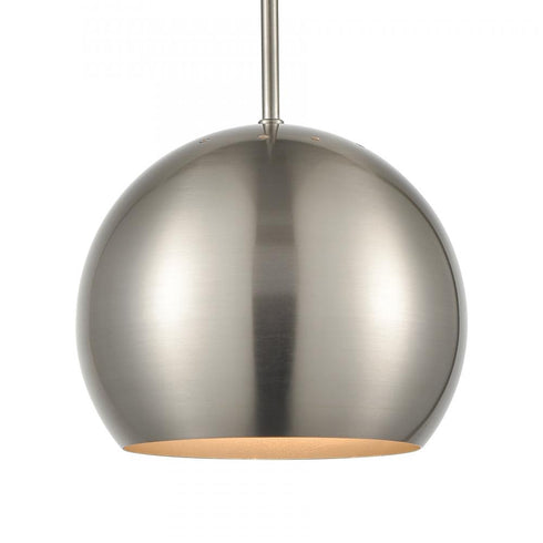 Elk Salt Rim 1 Light MINI PENDANT in Brusjed Nickel Finish Model: D4325