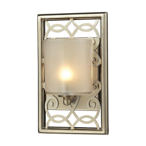 Elk Santa Monica VANITY LIGHT in Aged Silver Finish Model: 31426/1