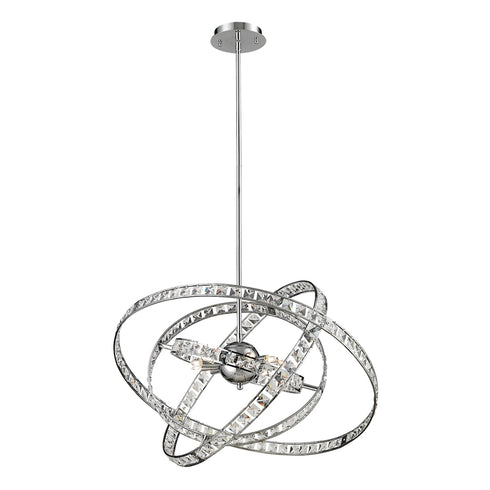 Elk Saturn CHANDELIER in Chrome Finish Model: 82030/6