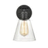 Elk Scone 6 Inch Wide 1 Light Vanity Light in Matte Black Model: 18700/1