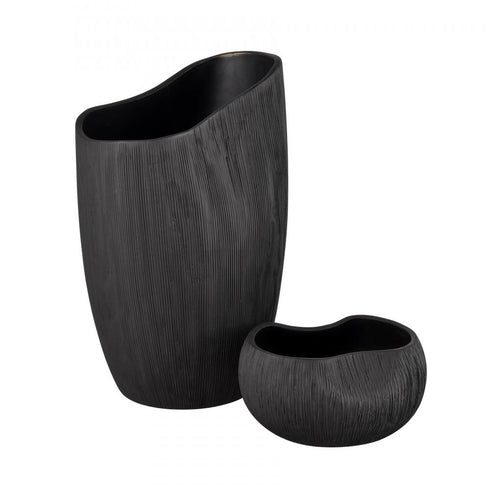 Elk Scribing Vase in Black (2 pack) (2 pack) Model: H0017-9748