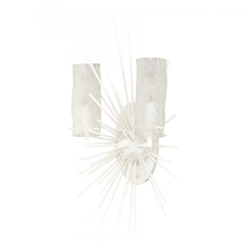 Elk Sea Urchin 21 Inch High 2 Light Sconce in White Coral Model: 82081/2