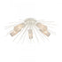 Elk Sea Urchin 32 Inch Wide 5 Light Semi Flush Mount in White Coral Model: 82085/5