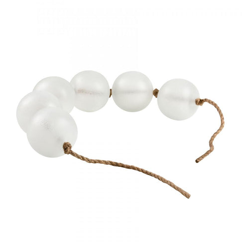 Elk Seaglass Rope Object in White Model: S0047-11333