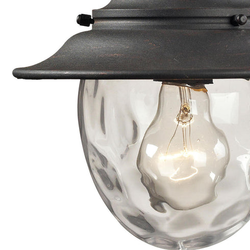 Elk Searsport SCONCE in Weathered Charcoal Finish Model: 45040/1