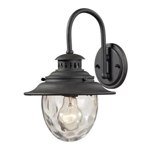 Elk Searsport SCONCE in Weathered Charcoal Finish Model: 45040/1