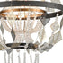 Elk Selene 1 Light CHANDELIER in Matte Black Satin Brass Clear Satin Brass Clear Finish Model: D4715