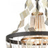 Elk Selene 1 Light CHANDELIER in Matte Black Satin Brass Clear Satin Brass Clear Finish Model: D4715