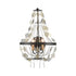 Elk Selene 2 Light SCONCE in Matte Black Satin Brass Clear Satin Brass Clear Finish Model: D4718
