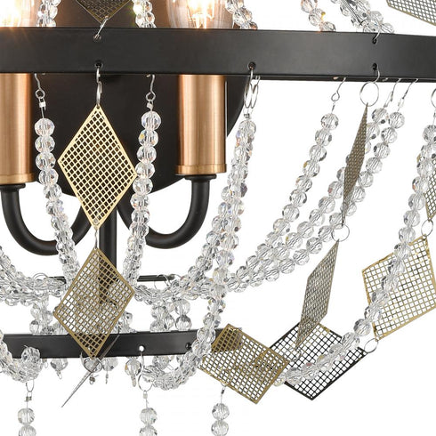 Elk Selene 2 Light SCONCE in Matte Black Satin Brass Clear Satin Brass Clear Finish Model: D4718