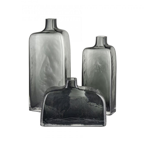 Elk Sellen Vase Medium (2 pack) (2 pack) in Smoke Finish Model: S0014-10101
