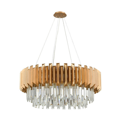 Elk Seneca Falls CHANDELIER in Matte Gold Finish Model: 33216/8