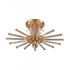 Elk Serena 26 Inch Wide 5 Light Semi Flush Mount Satin Brass Model: 82294/5
