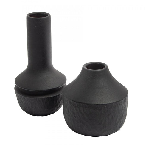 Elk Shadow Vase Small Matte in Black Model: H0517-10719