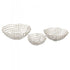 Elk Shore Weave Basket Set of 3 in Nickel Model: H0807-9794/S3