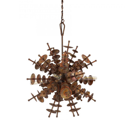 Elk Sigma 4 Light PENDANT in Autumn Brass Finish Model: H0808-7579