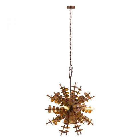 Elk Sigma 4 Light PENDANT in Autumn Brass Finish Model: H0808-7579