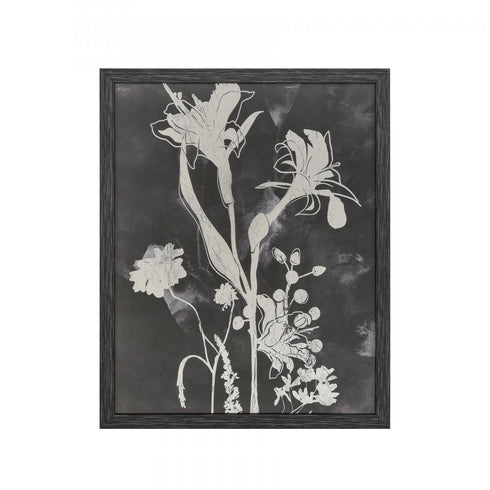 Elk Silhouette III Framed Wall Art in Black Finish Model: S0056-10631