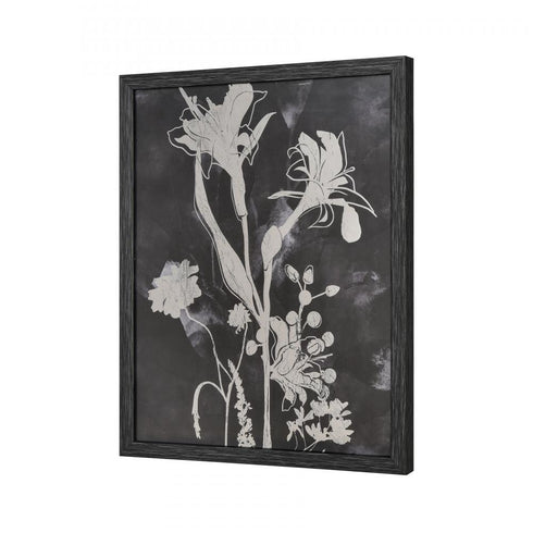 Elk Silhouette III Framed Wall Art in Black Finish Model: S0056-10631