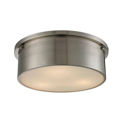 Elk Simpson FLUSH MOUNT in Brushed Nickel Finish Model: 11821/3